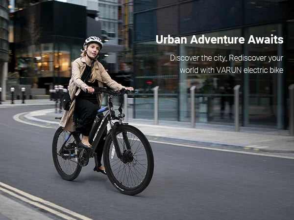 VARUN M24-1 E-Bike For Adults 250W Motor 36V 7.8Ah Battery Mountain Electric Bike 24 Inch Tires City Commuter Electric Bicycle