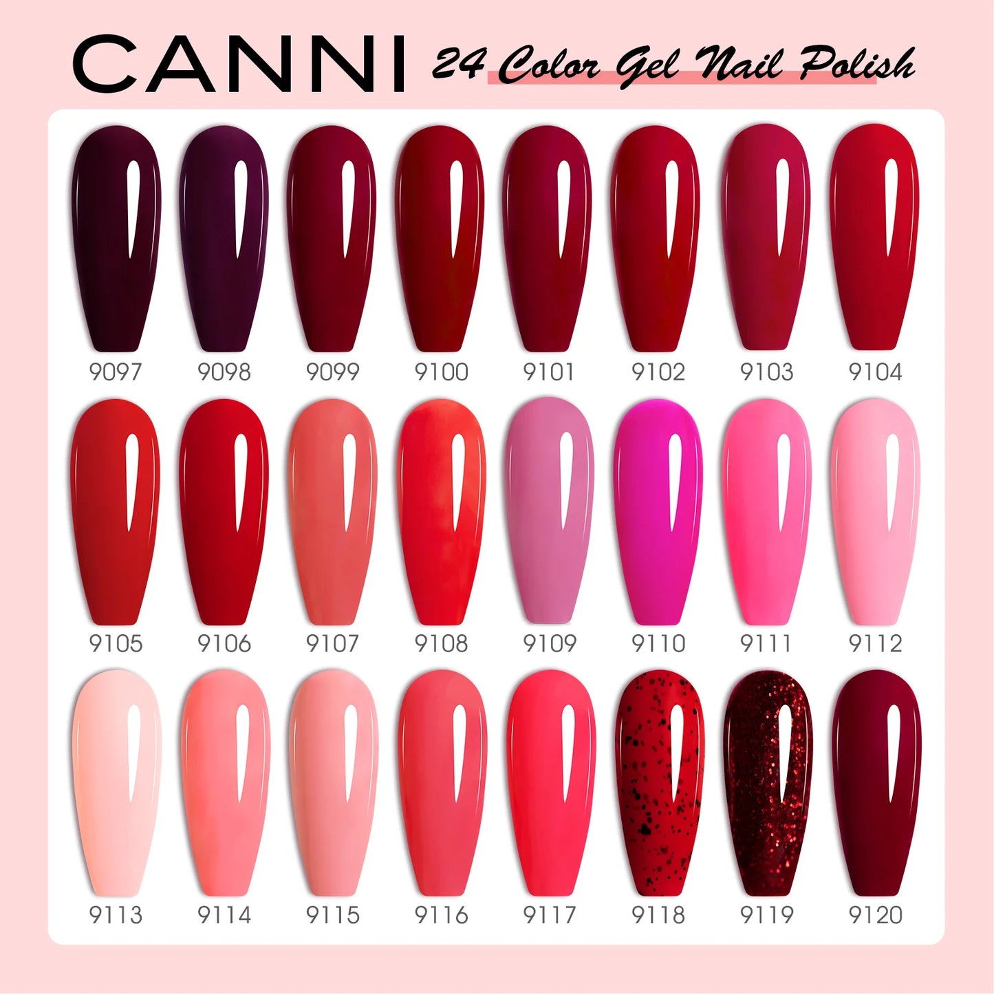 30pcs/set CANNI TPO FREE HEMA FREE Gel Polish VIPKit WholeSet New Learner Nail Maincure Gel Varnish Branded Suitcase