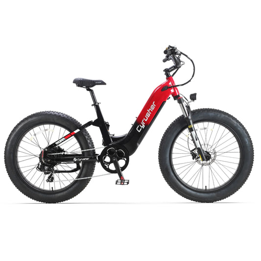 Roam Cyrusher E-bike Step-Thru Full Suspension Electric Bicycle 250W 52V 15.6Ah