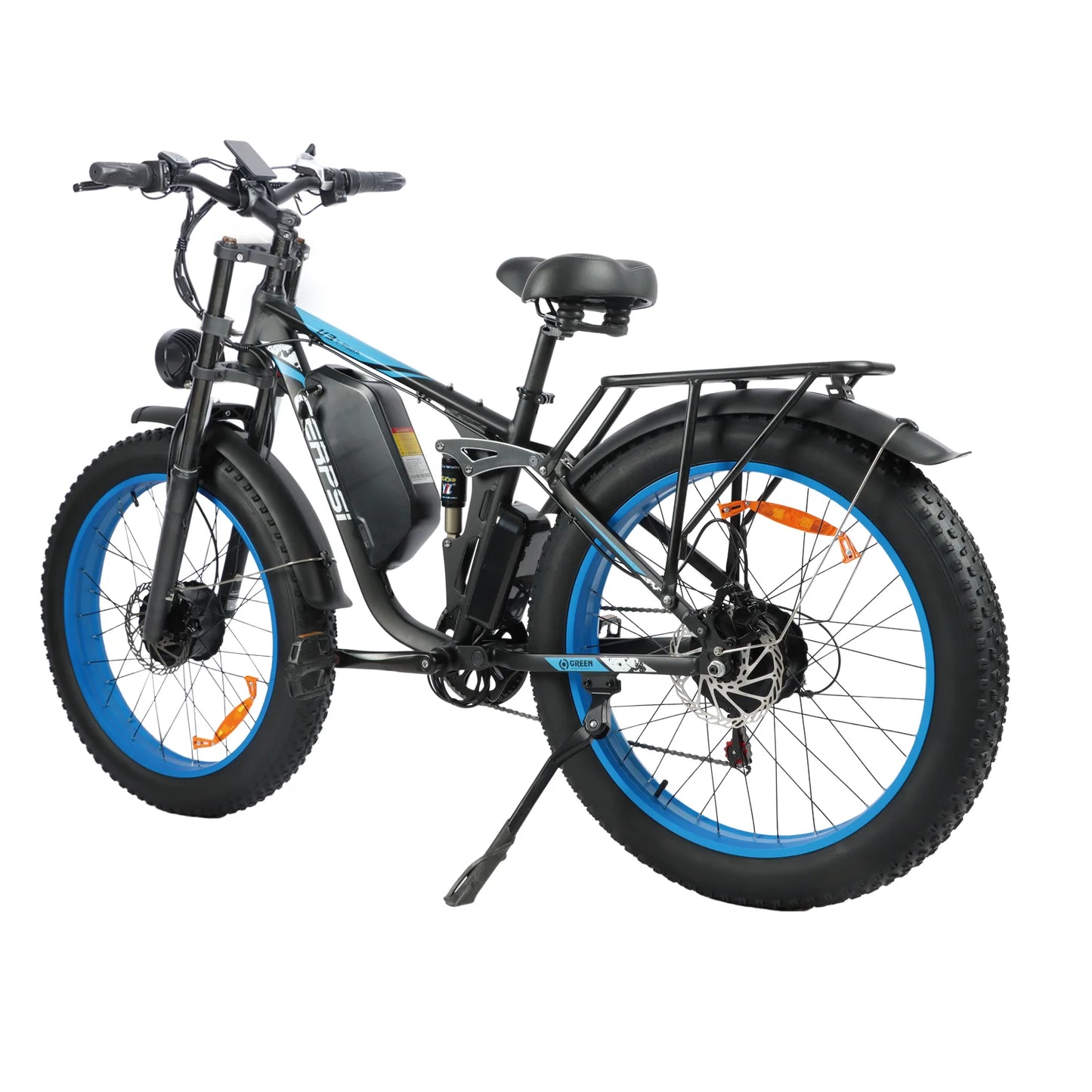 BAOLUJIE DP-2603 Adult E-bike 1500W*2 Motor 48V25Ah Battery Commute Electric Bike 26-inch Fat Tire E-Mountain Bike 21 Speeds