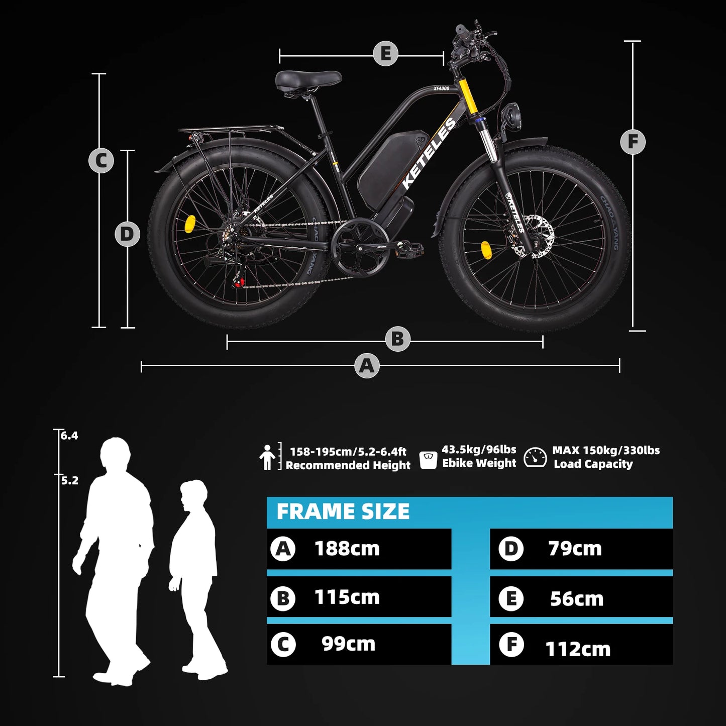 US Fast Delivery KETELES 1000w Electric Bicycle 48V 23ah Lithium Battery 30MPH Adults XF4000 Ebike