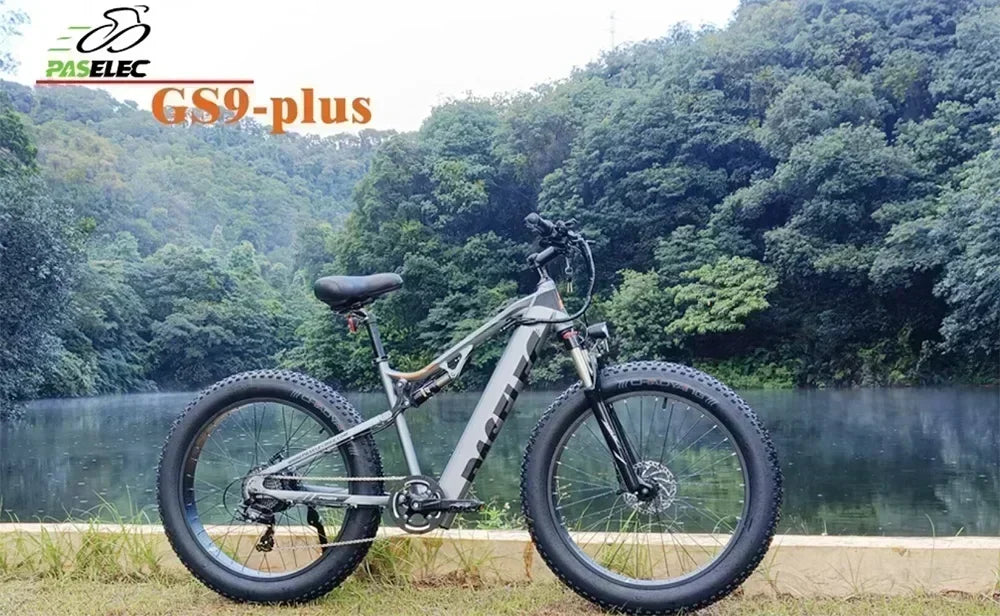ebike GS9 Off-road Mountain Electric Bike 26-inch Fat Tire Bike 1000W 48V 17AH Hidden Battery Hydraulic Brake E-Bike