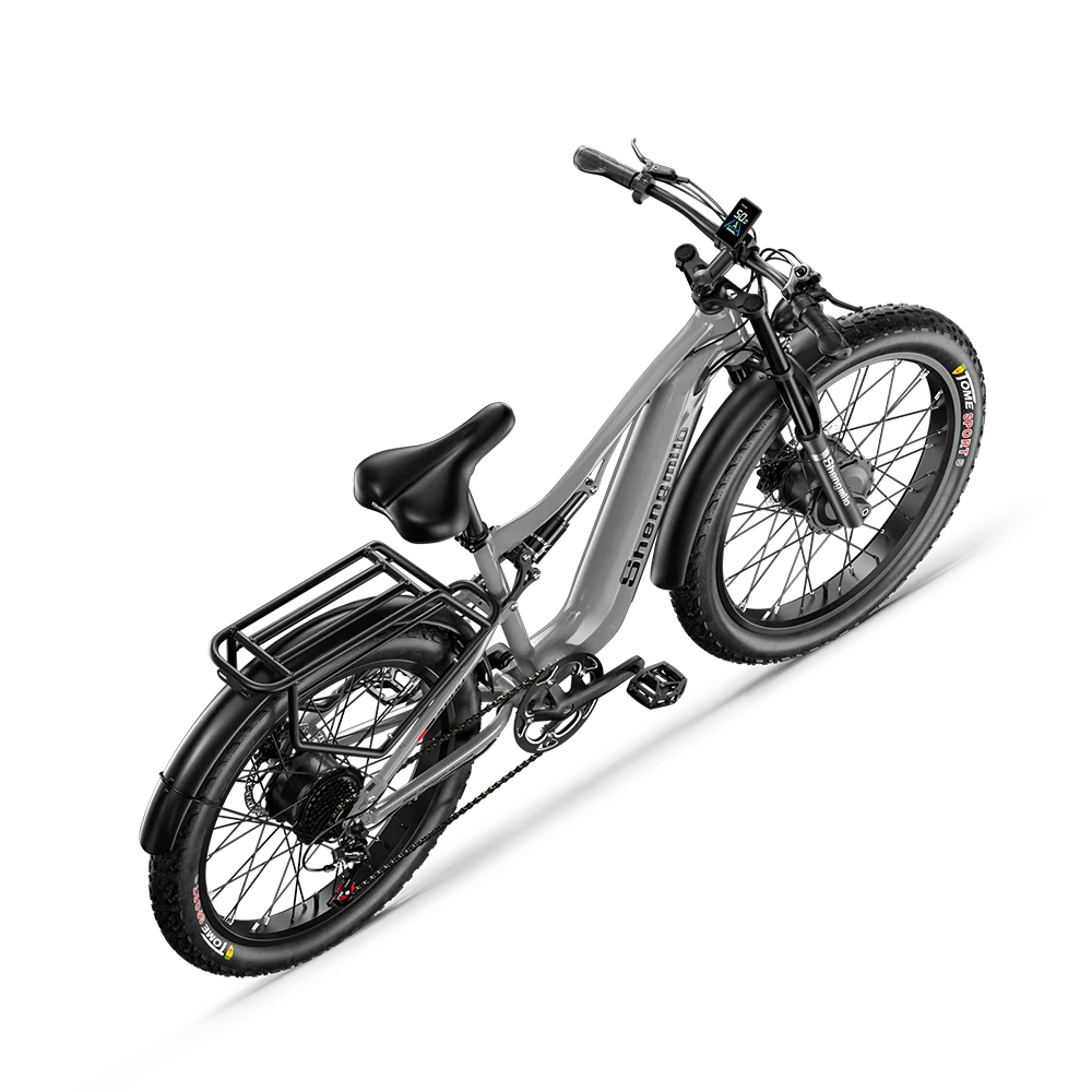 Shengmilo S600 Adult Electric Mountain Bike - 2000W Dual Motors 48V17.5AH Battery 26 Inch Wide Tire E-Bike for Men