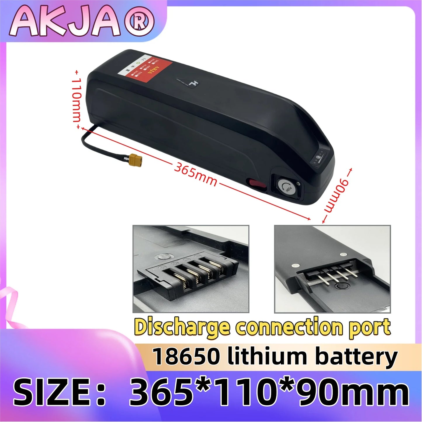 Air fast transportation，New Full Capacity Power，18650 Hailong Battery，36V20AH Lithium Battery Pack，Suitable for 250-3000W
