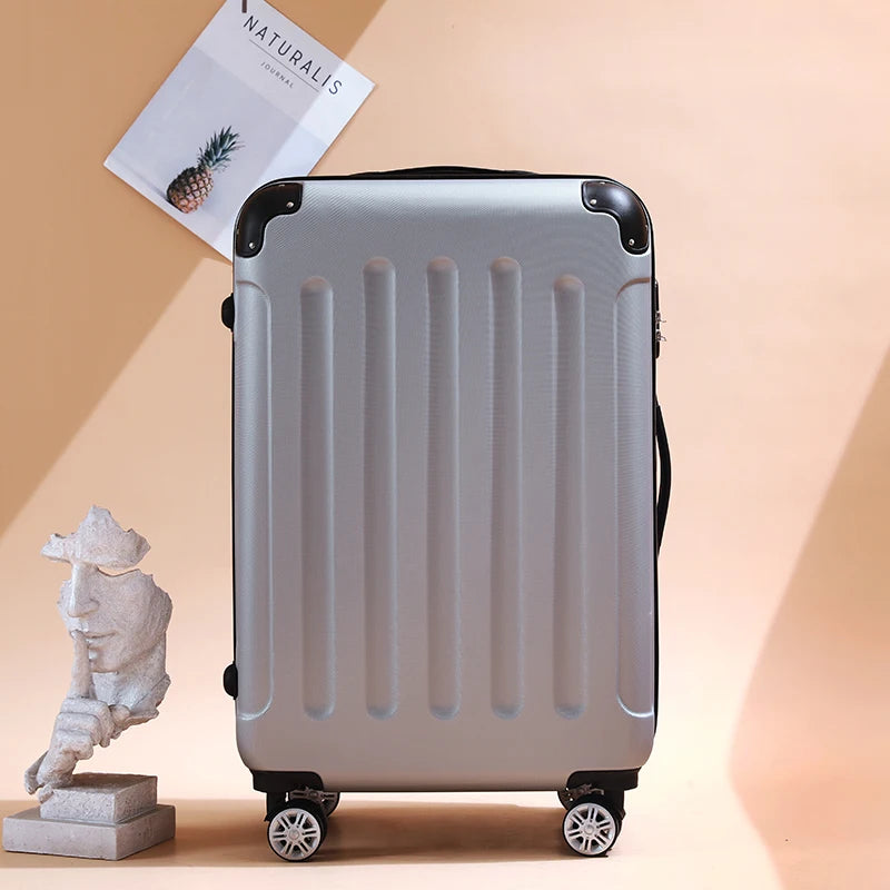 Dropshopping 20 inch Pc Luggage Abs Luggage Bag Travel Trolley Case 20 Inch Unisex Luxury Wheeled Suitcase