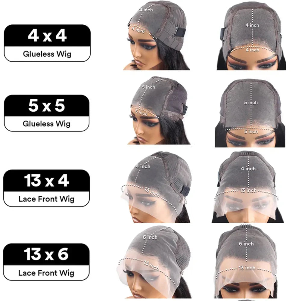 Silkwave Pre Cut Wear Go Body Wave Glueless Wig Human Hair 100% Pre plucked 4x4 5x5 Transparent Lace Closure Wig for Black Women