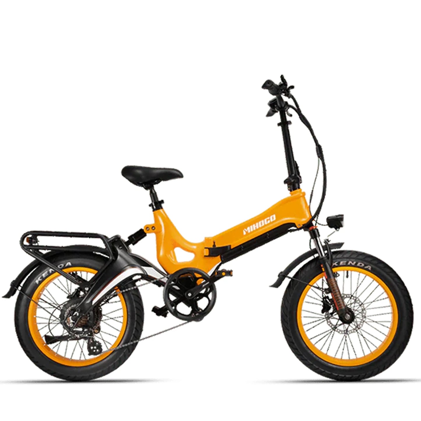 Mihogo Folding Electric Bike, Top 25 Mph, Max Range 40 Mile, 750W Motor, 48V 12.8Ah Battery,Max Load 550Ibs，Commuter Car
