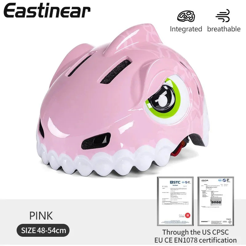 Eastinear Children's Bicycle Helmet Children's Sports Safety Protection Equipment Balance Bike Skateboard Rotation Safety Helmet