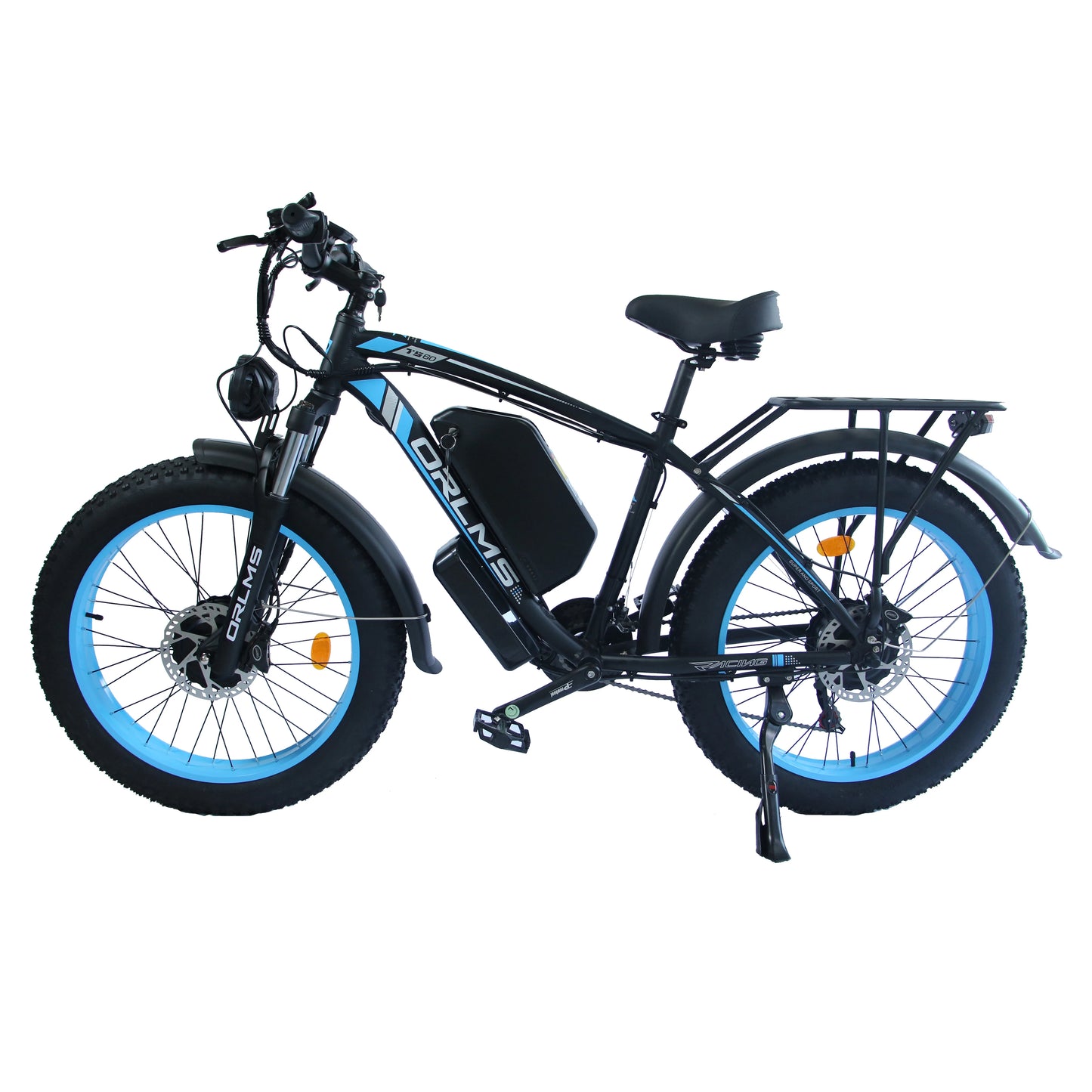 Electric Bike 2000W Dual Motor 60V25AH Removable Lithium Battery E Bike Dual Hydraulic Brakes 26-inch Fat Tires Electric Bicycle