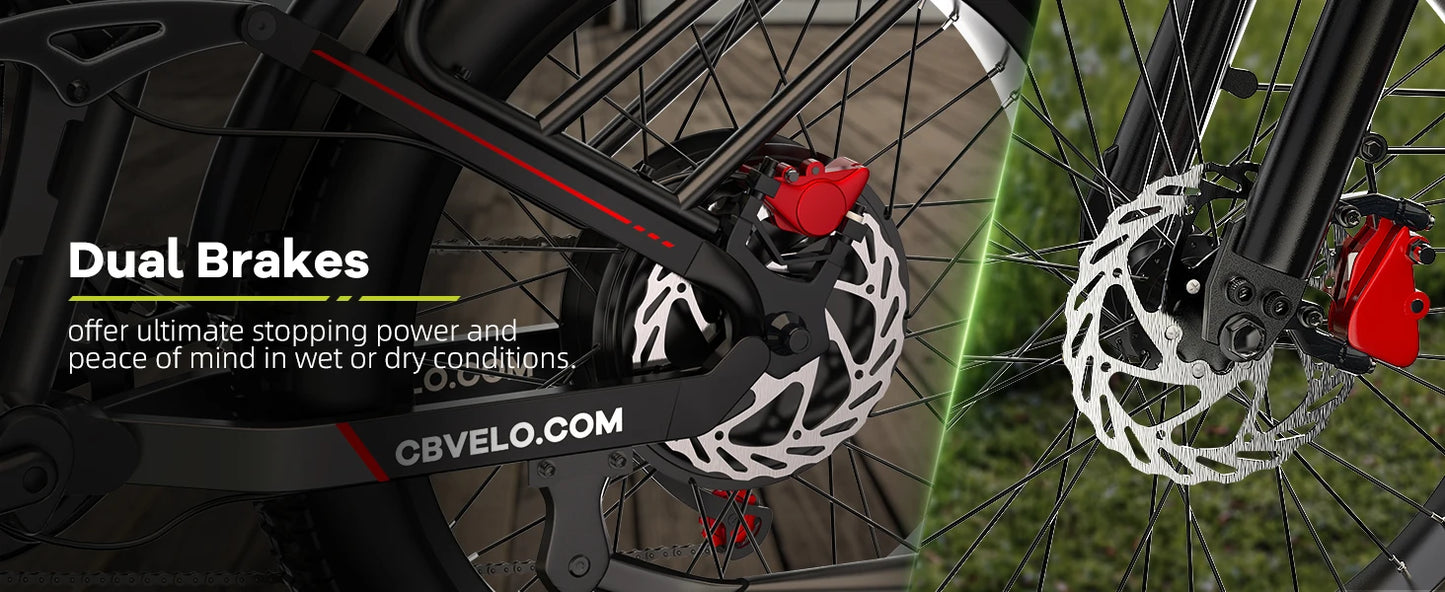 Cybervelo Power EK9 5000w Motor Commute & Off Road Electric Bike, 100 Miles+ Long Range, 26"x4.0” Fat Tire, 52V 40Ah Battery