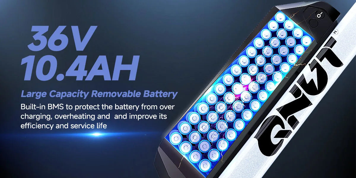 QNUT Victor3.0 Mountain electric Bicycle 1000W 36V 10.4AH 26" Tire All-Terrain E-Bike Urban off-road Commuter Adult E-bike