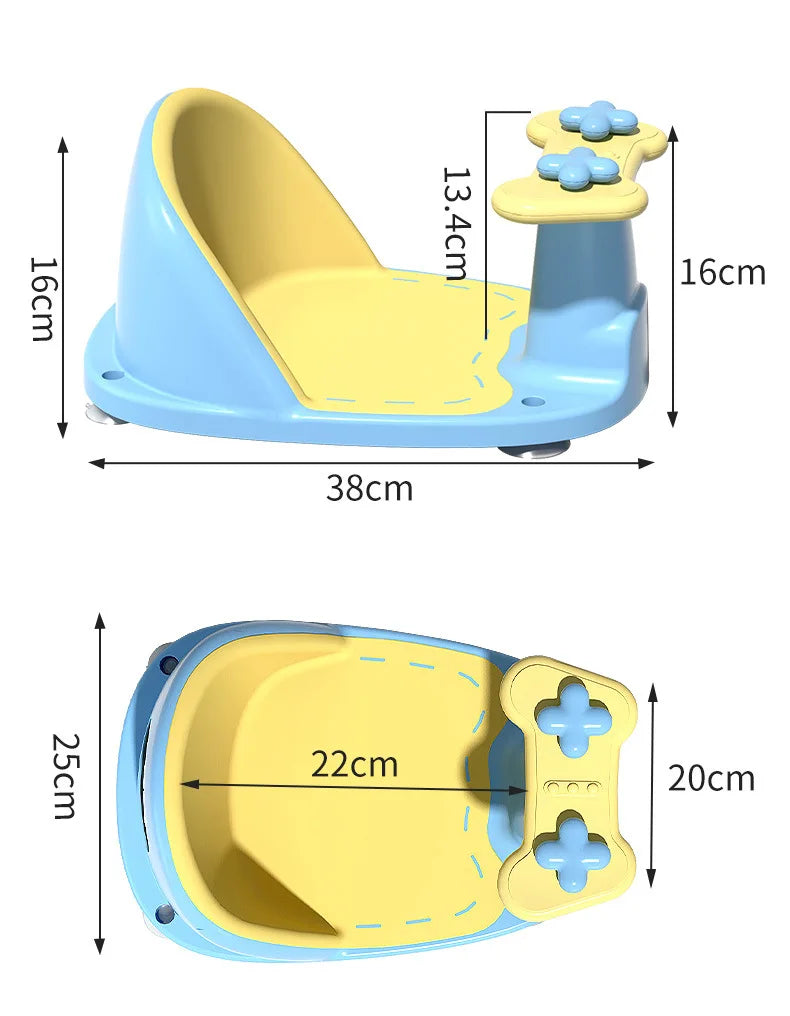 Children's Shower Seat Portable Shower Stand for Newborns and Young Children Children's Growth Accessories