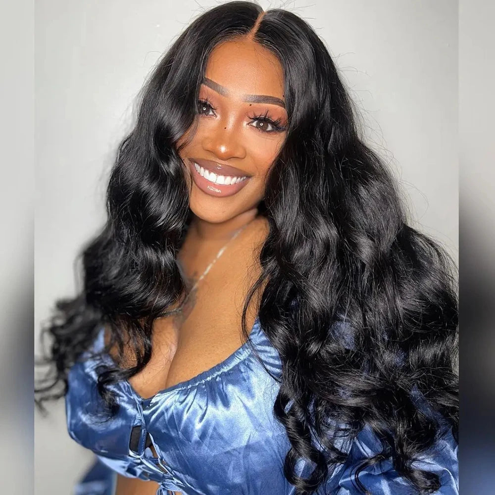 Silkwave Pre Cut Wear Go Body Wave Glueless Wig Human Hair 100% Pre plucked 4x4 5x5 Transparent Lace Closure Wig for Black Women