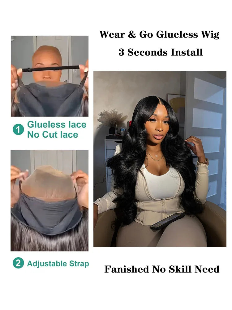 30 40 Inch Human Hair Wigs 13x6 HD Lace Frontal Wig Body Wave  13x4 Lace Front Preplucked Wig 100% Natural Water Wave For Women