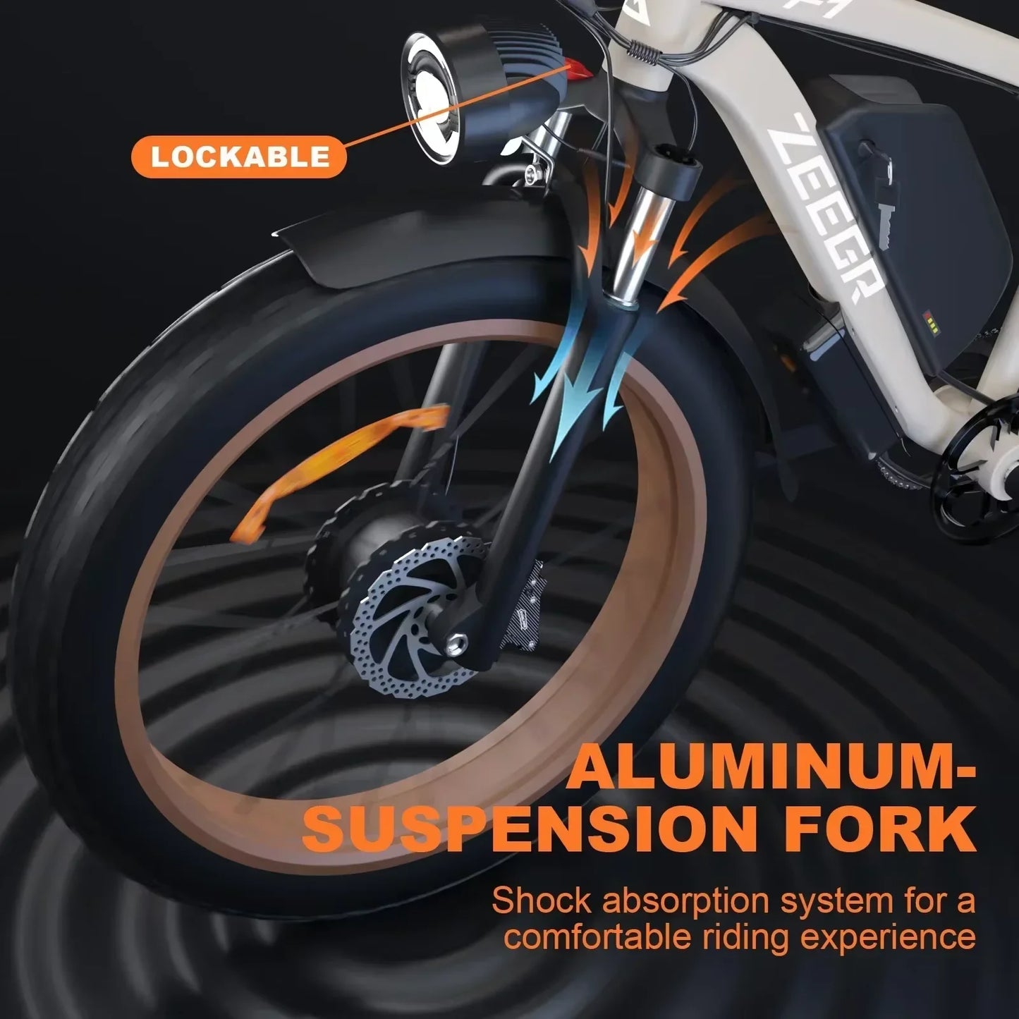 Ebike F1 2025 new 1000W 48V 16AH removable battery, 26-inch impact absorption tires, jungle beasts, adults mountain electric bik