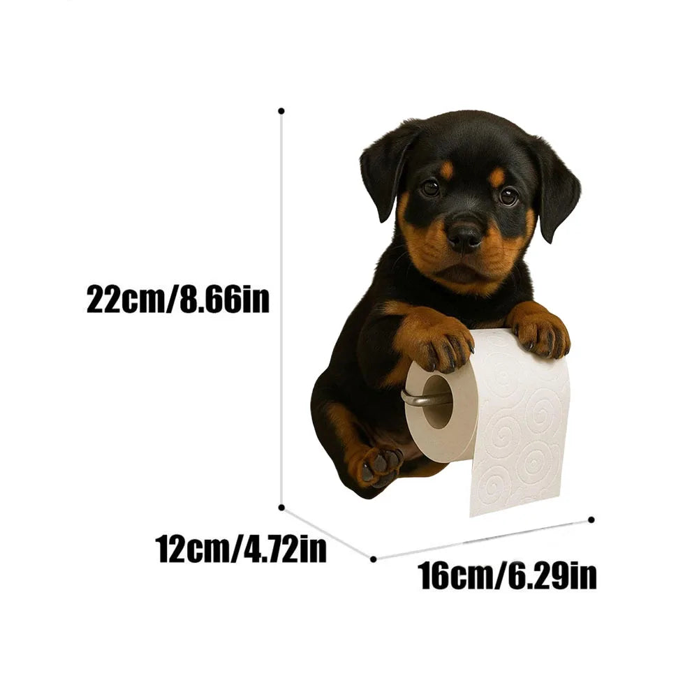 Cute Toilet Paper Holder Wall Mounted Toilet Paper Roll Rack Cat Shape Tissue Dispenser Racks Roll Paper Storage Stand For Home