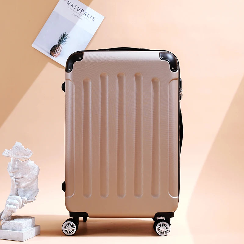 Dropshopping 20 inch Pc Luggage Abs Luggage Bag Travel Trolley Case 20 Inch Unisex Luxury Wheeled Suitcase