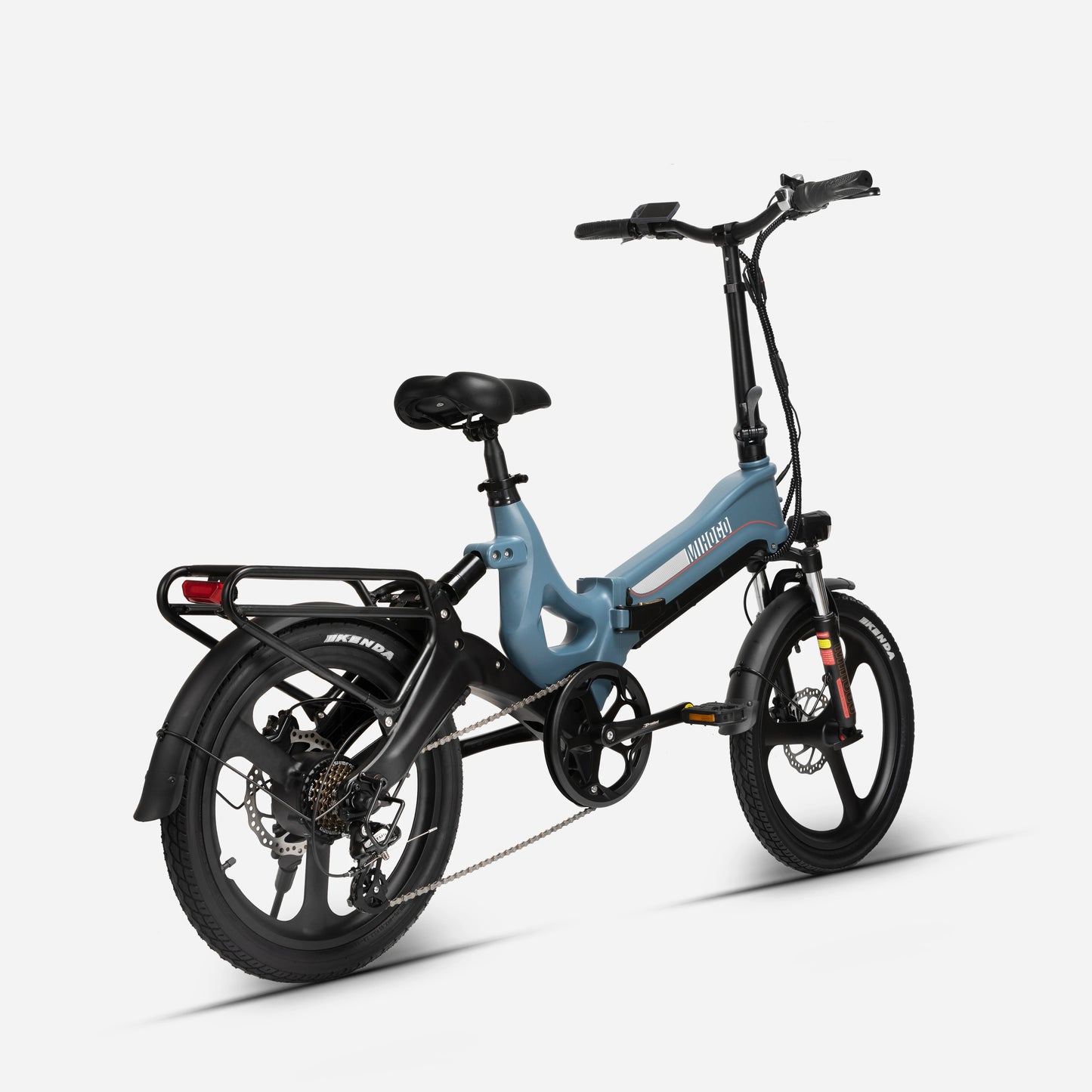 MIHOGO RX 2.4 Adult Electric Bicycle, 500W city ebike, 48V 12.8AH E-bike, 20-Fat Tire Foldable Electric Bike
