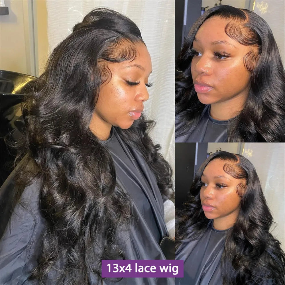 Silkwave Pre Cut Wear Go Body Wave Glueless Wig Human Hair 100% Pre plucked 4x4 5x5 Transparent Lace Closure Wig for Black Women