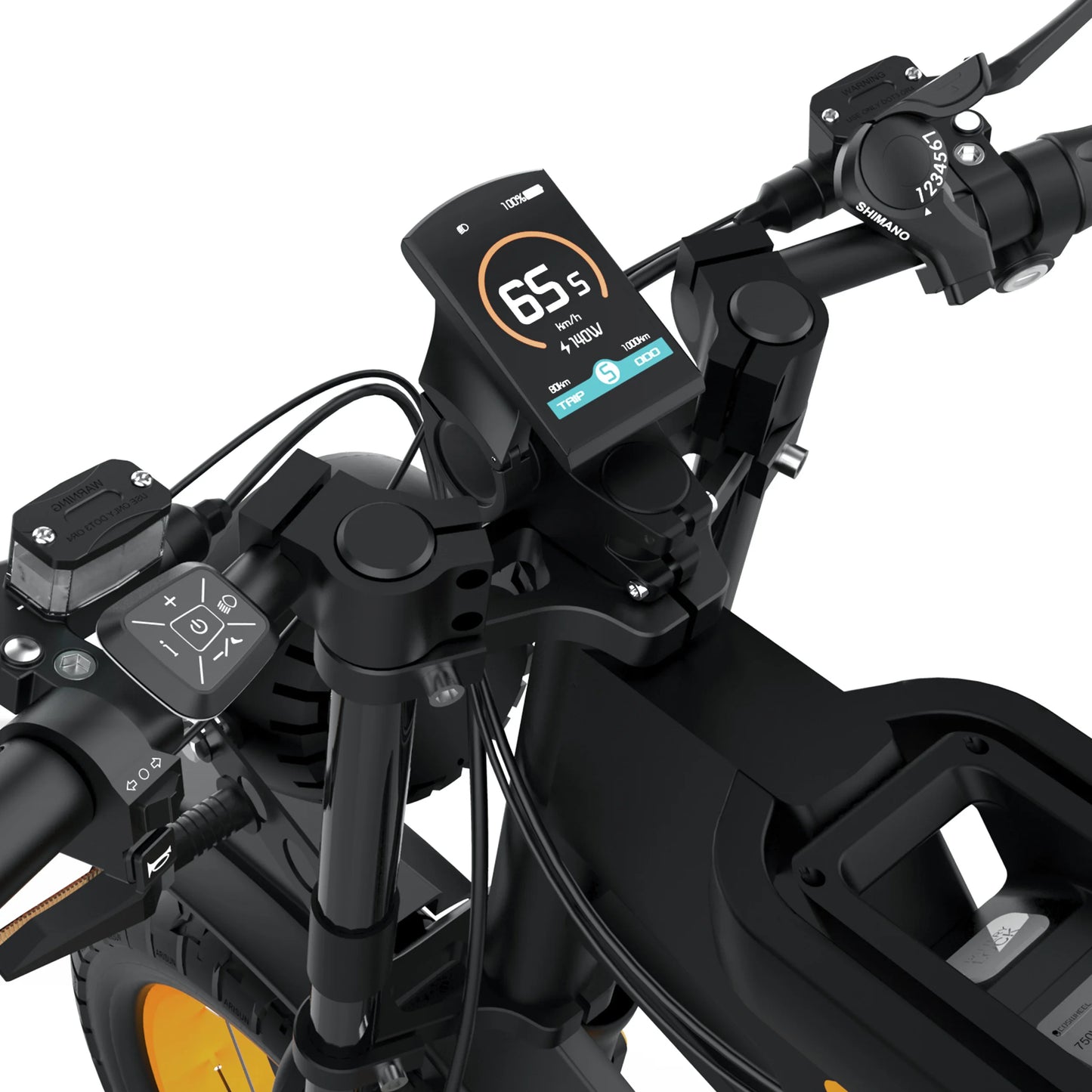 Electric Off-Road Bike COSWHEEL GT20 Max 20" 2000W 40Mph 60V 40AH(25+15) 140Mile 7 Speed Adult Unisex Full Suspension