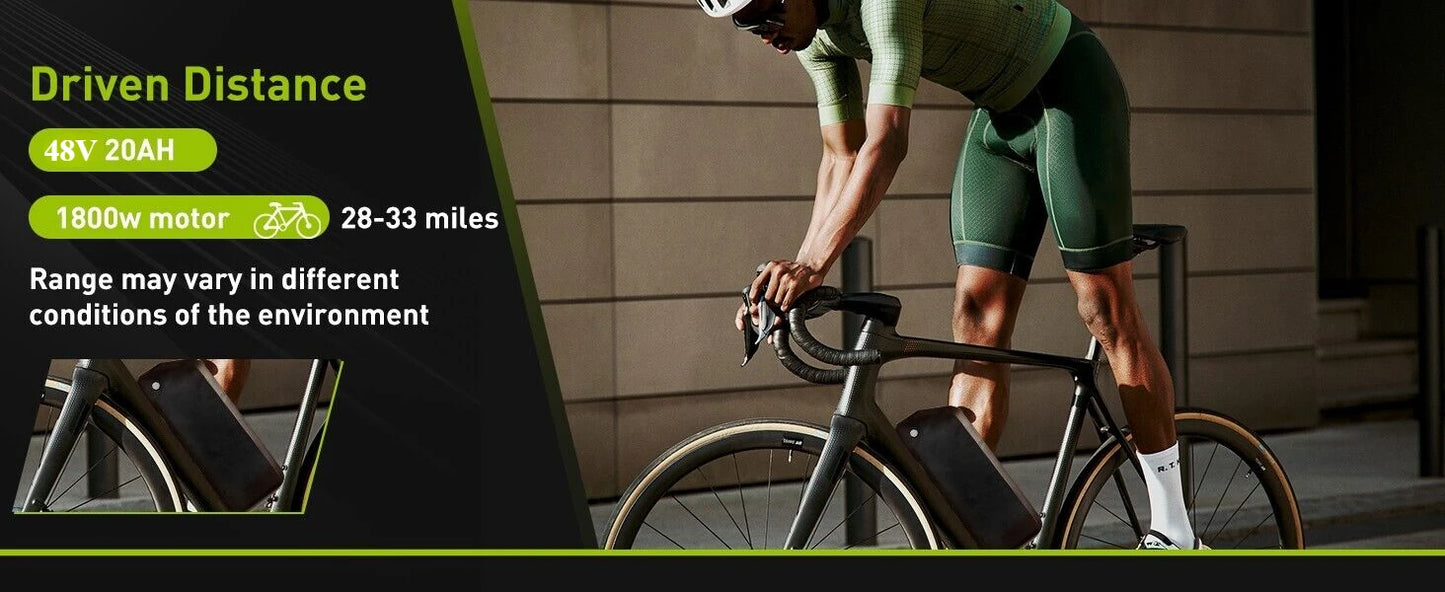 5-Pins Hailong EBike Battery 36V 48V 52V 20Ah Mountain Bicycle 18650 21700 Electric Bateria Pack for Bafang 1500W 1000W 750W