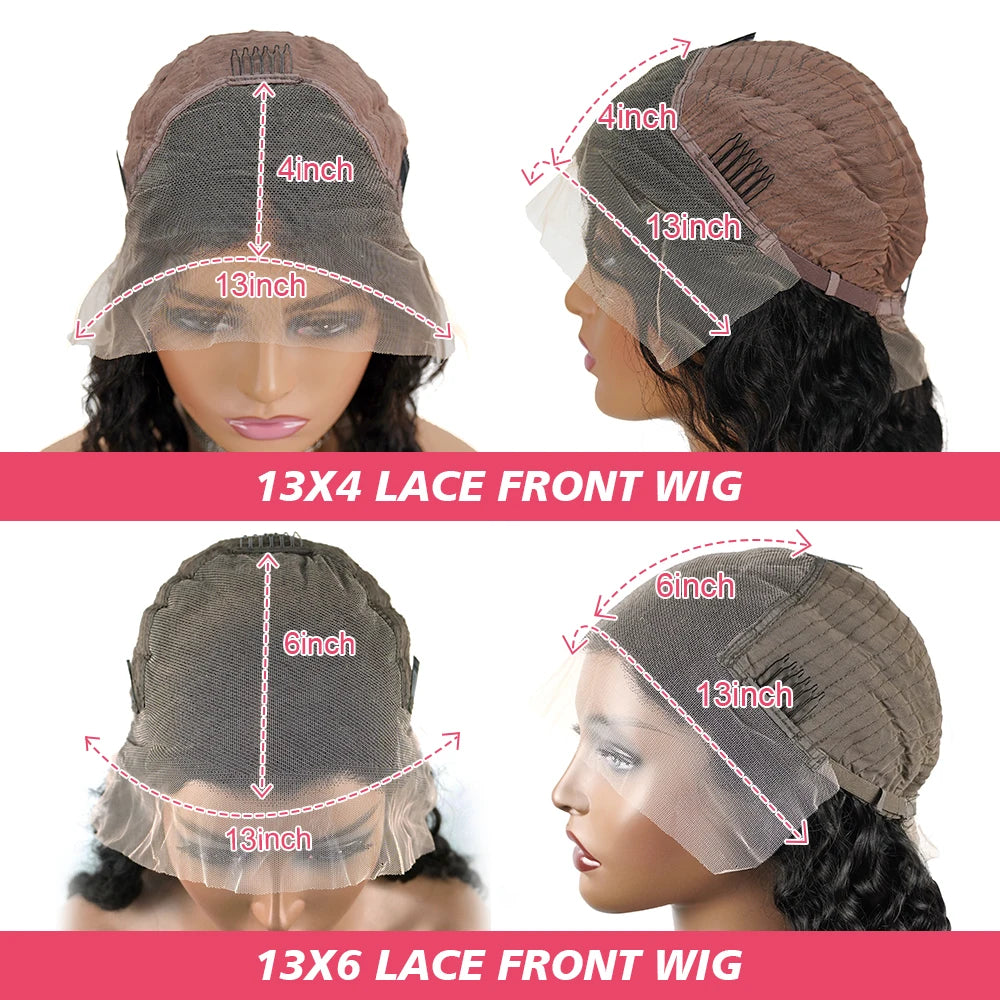 Yaki Kinky Straight 4C Edges 13x6 HD Lace Frontal Wig Human Hair 200 250 Density Lace Front Human Hair Wigs For Women Preplucked