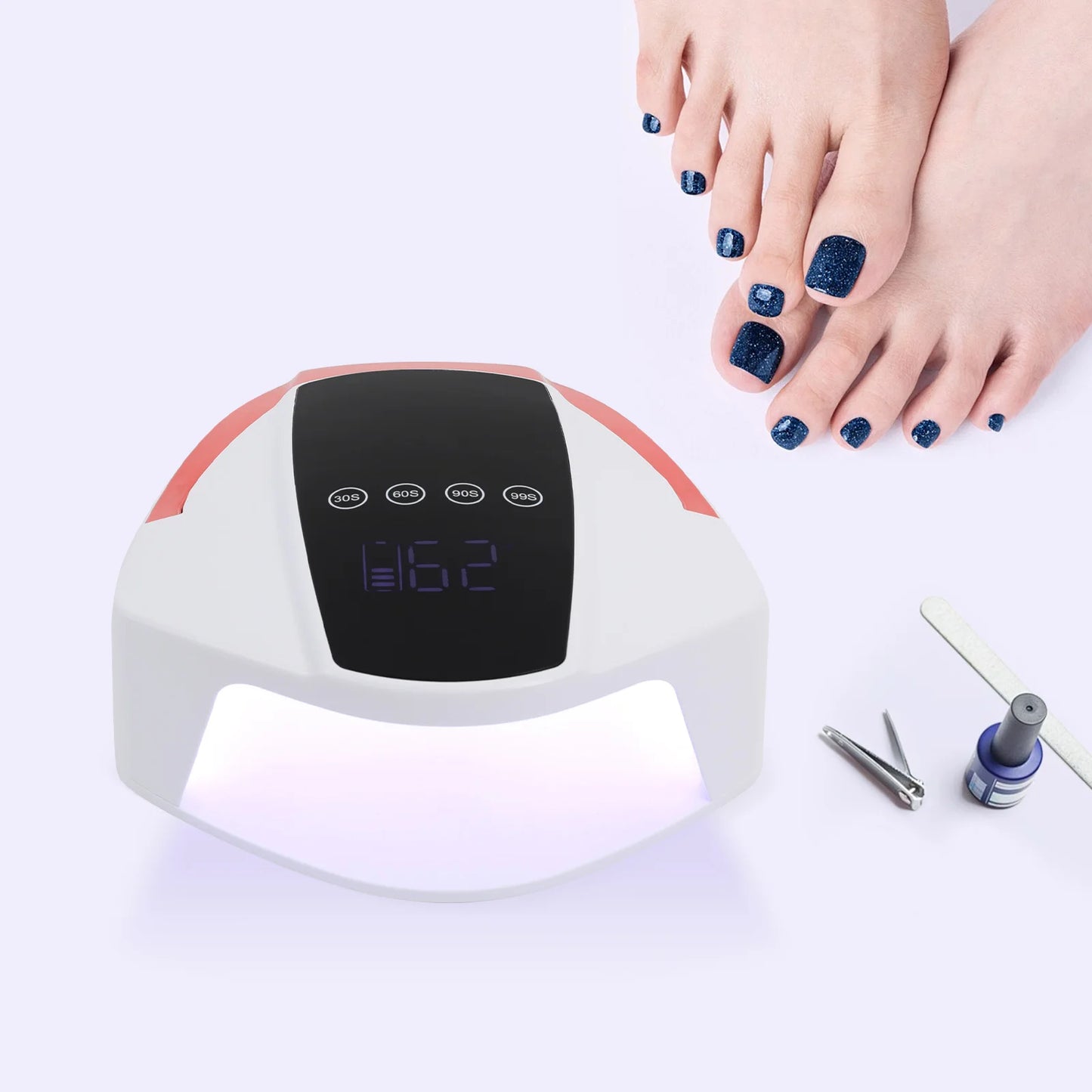 Rechargeable Nail Lamp LED Manicure Desk Lamp Automatic Sensor UV LED Nail Dryer