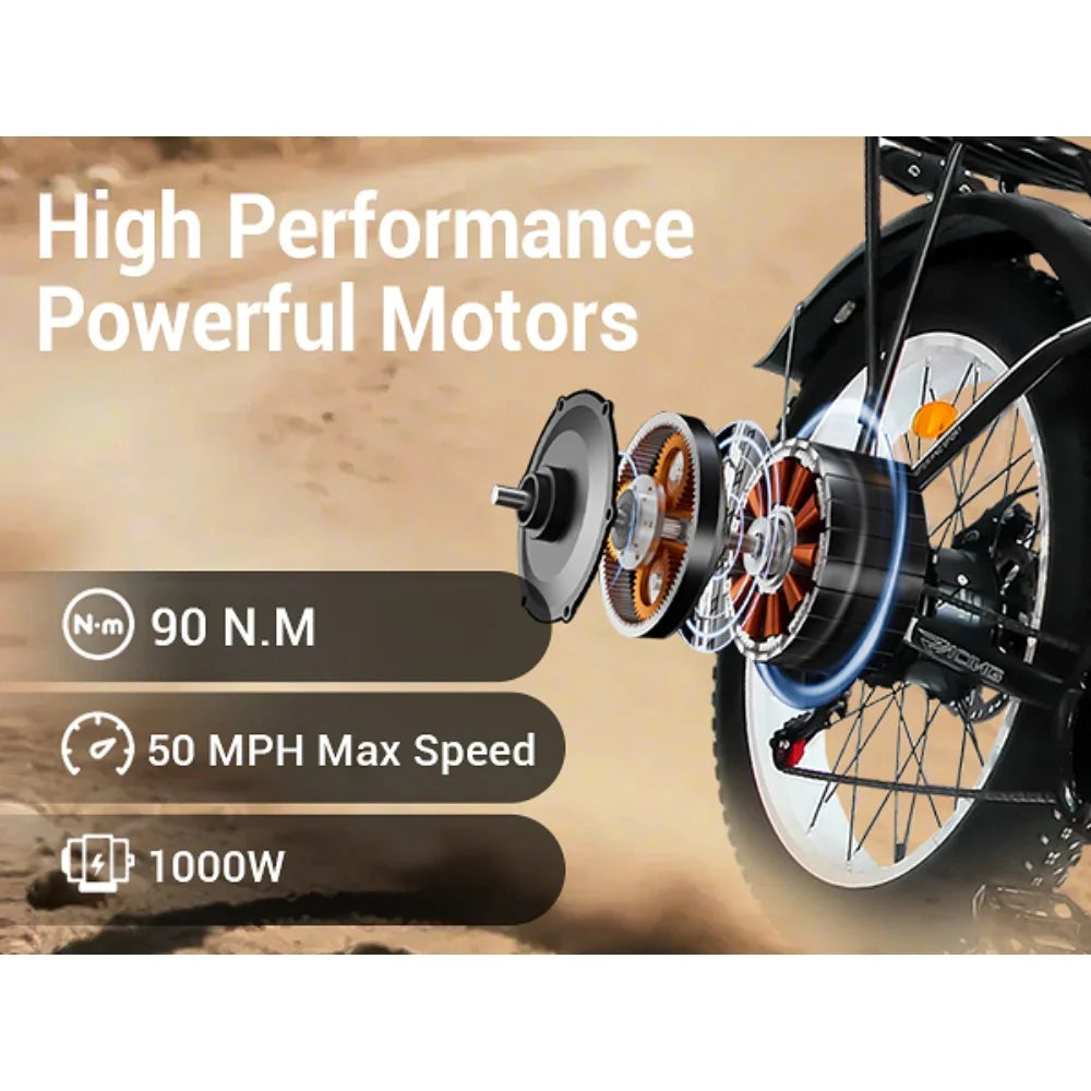 Electric Bike 2000W Dual Motor 60V25AH Removable Lithium Battery E Bike Dual Hydraulic Brakes 26-inch Fat Tires Electric Bicycle