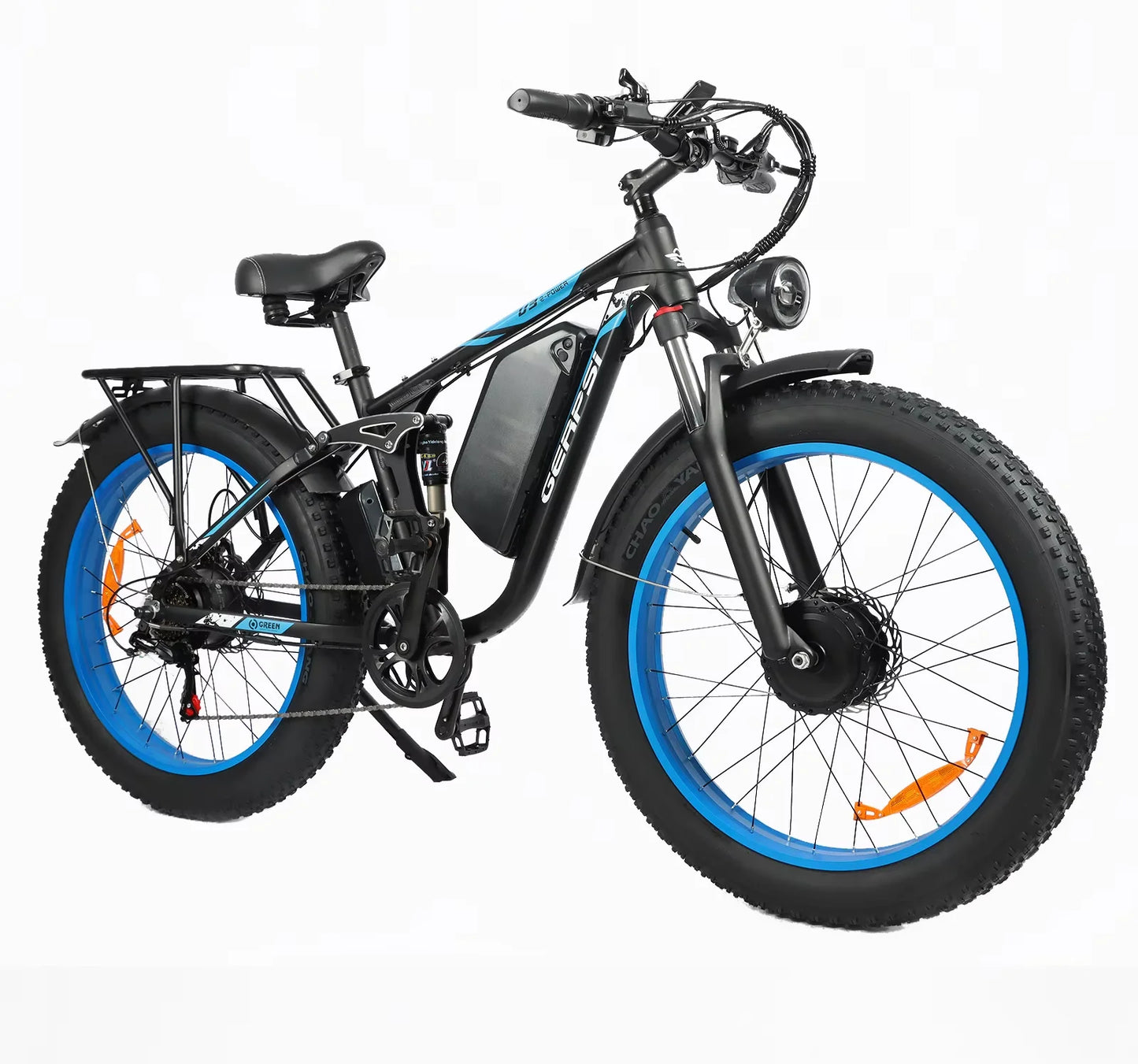 Ebike 2025 new model DP-2603 3000W dual motor 48V25AH lithium battery 26*4.0 fat tires completely suspended adult off-road elect