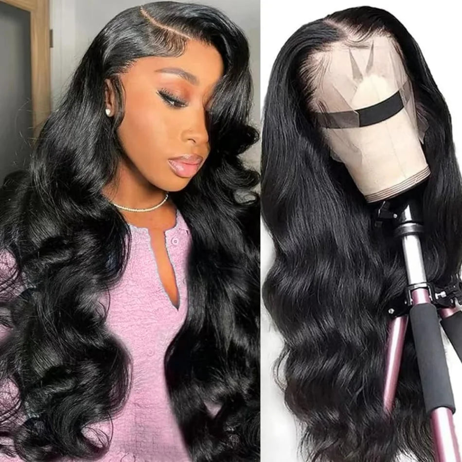 427 Highlight Body Wave Human Hair Wigs 13X6 Hd Lace Frontal Wig 230 Density Brazilian Colored 40 Inch Lace Front Wigs For Women