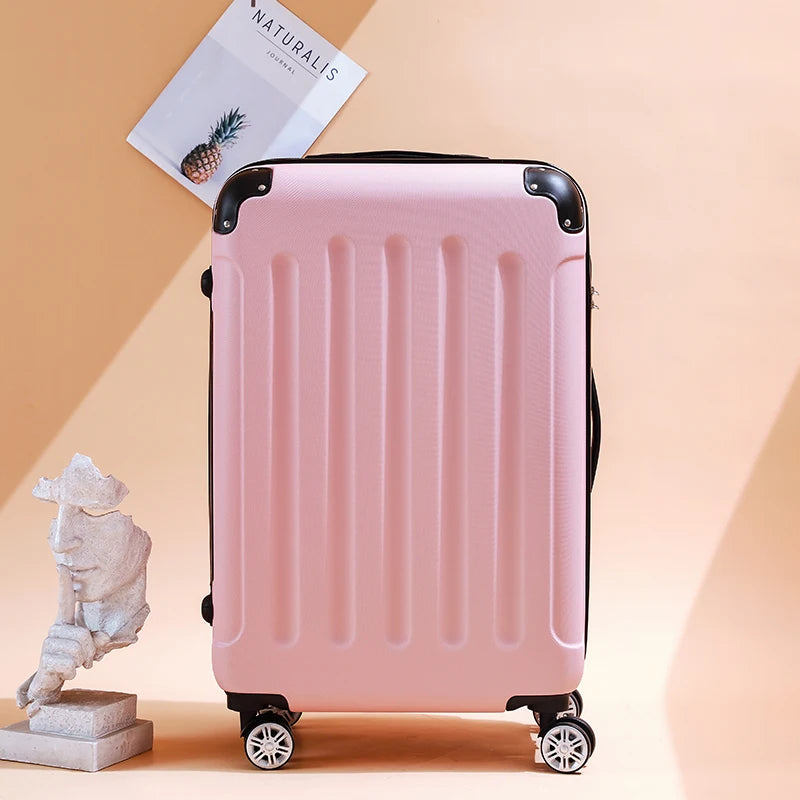Dropshopping 20 inch Pc Luggage Abs Luggage Bag Travel Trolley Case 20 Inch Unisex Luxury Wheeled Suitcase
