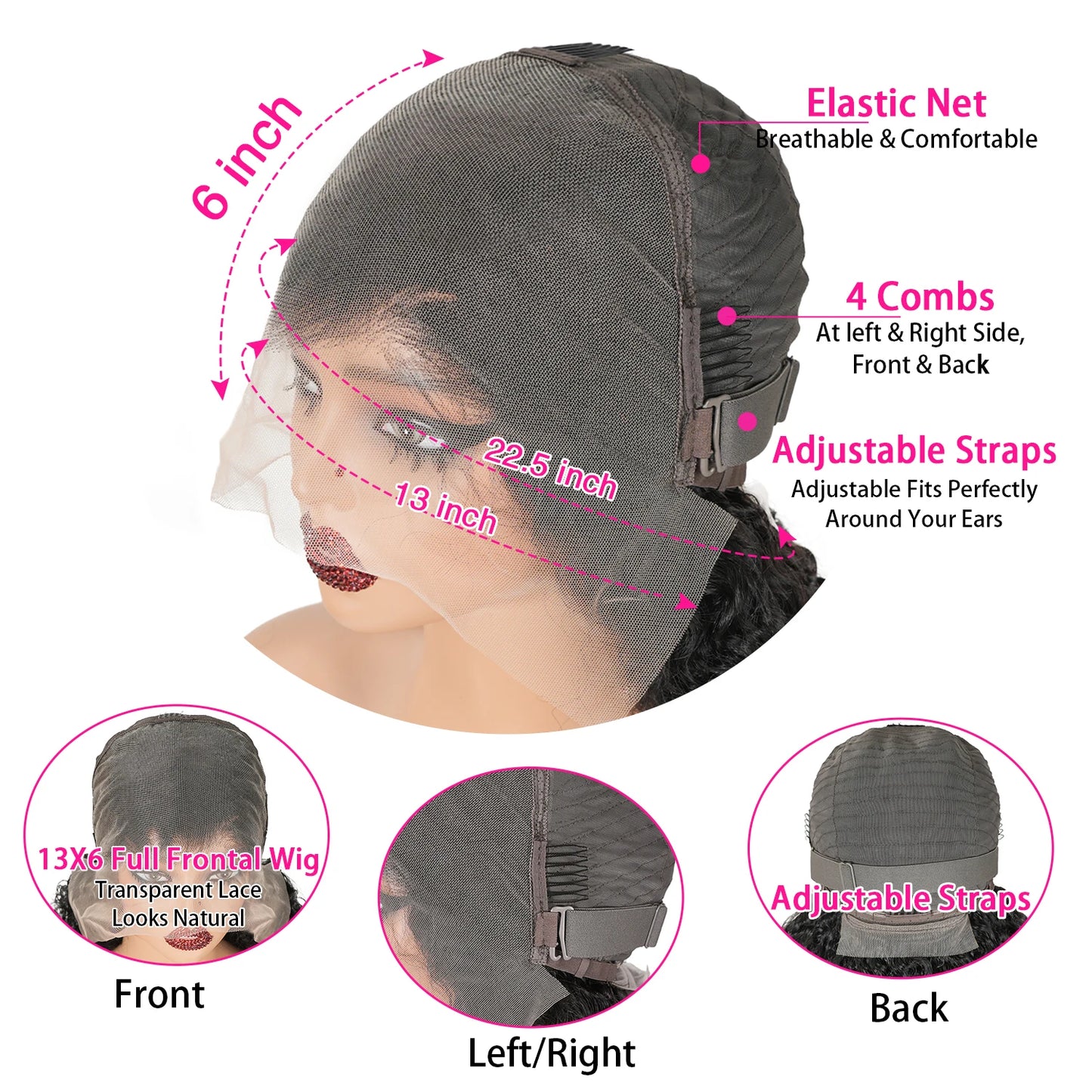 30 36 46 Inch Burmese Curly 13x6 Hd Lace Front  Human Hair Hair Wig 200 Density 13x4 7x6 Lace Full Frontal Hair Wigs For Women