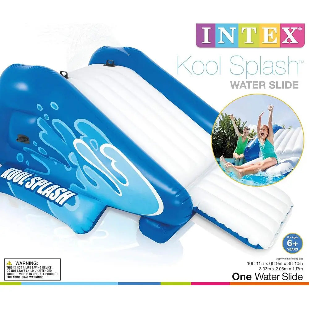 Durable Inflatable Play Center with Slide for Ages 6+, Repair Kit Included, Model 58849EP