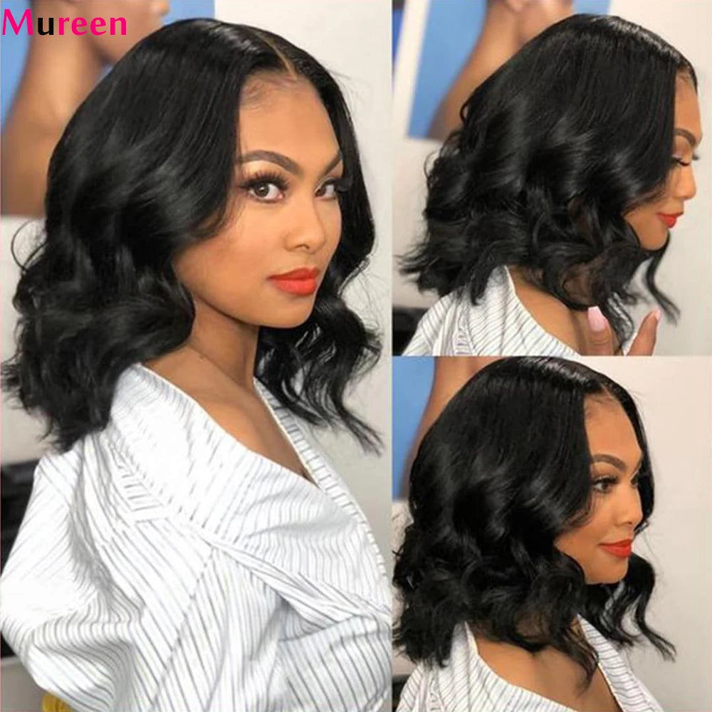 Mureen Hair Body Wave Wear And Go Glueless Bob Wig For Women Ready To Go Human Hair Wigs 5x5 Lace Closure Wig Human Hair