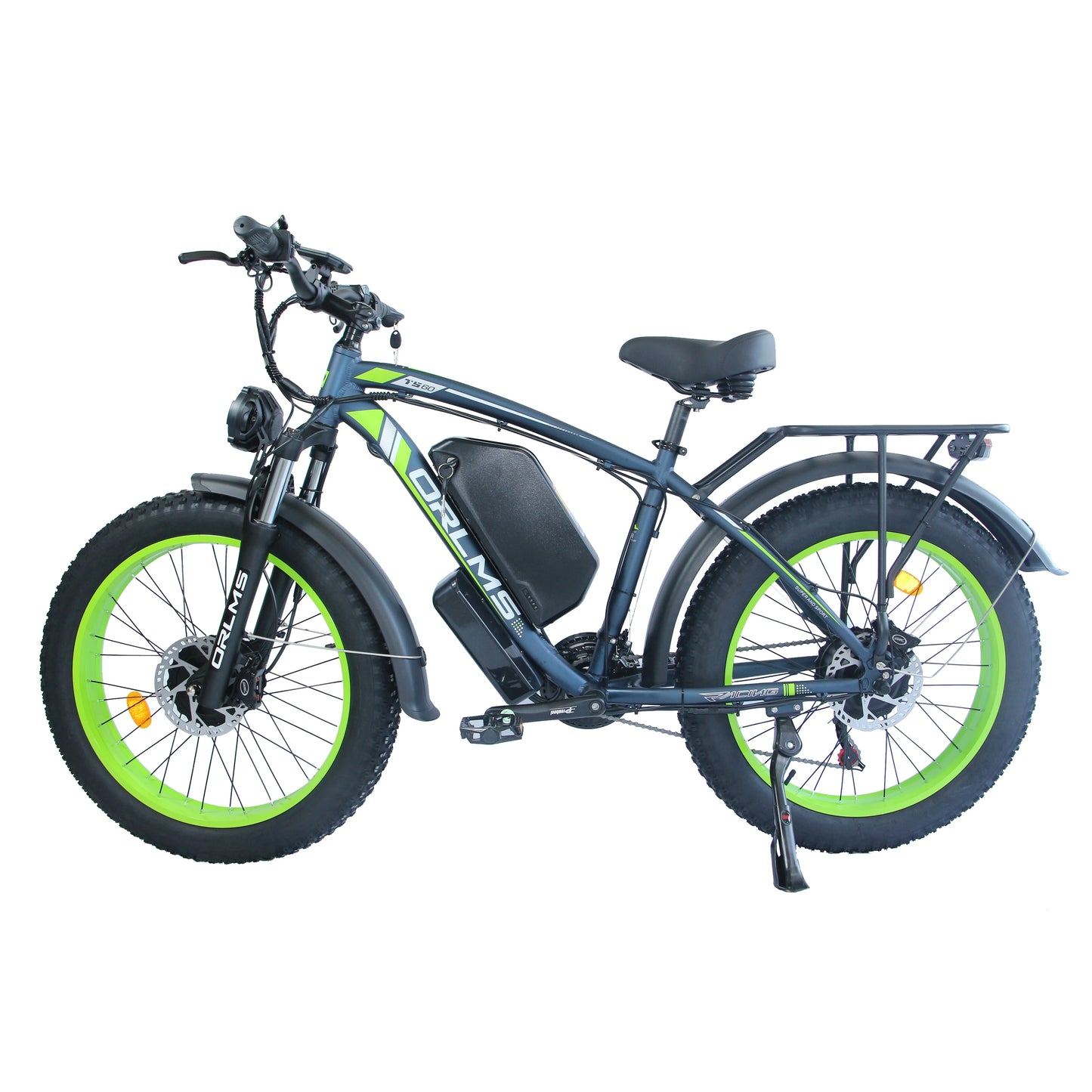 Electric Bike 2000W Dual Motor 60V25AH Removable Lithium Battery E Bike Dual Hydraulic Brakes 26-inch Fat Tires Electric Bicycle