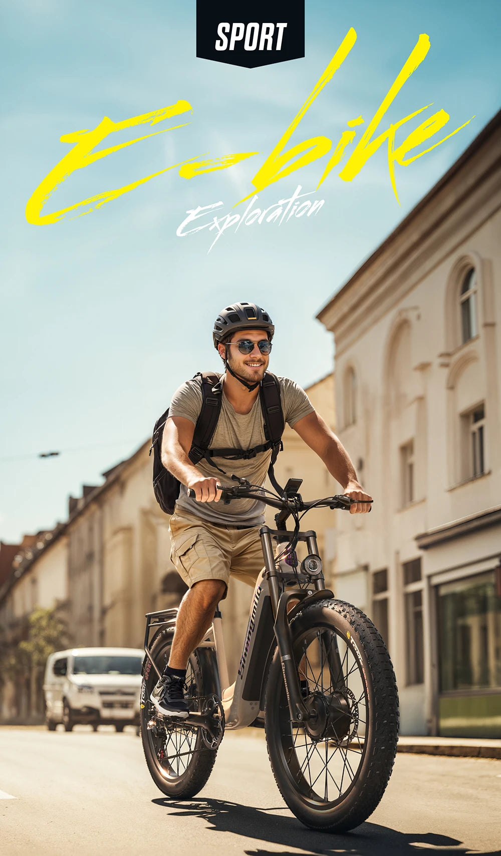 Shengmilo S700 Electric Bike for Adults 2000W Dual Motor, 48V17.5AH Removable Battery Electric Bicycle ,26Inch Fat tire e bike