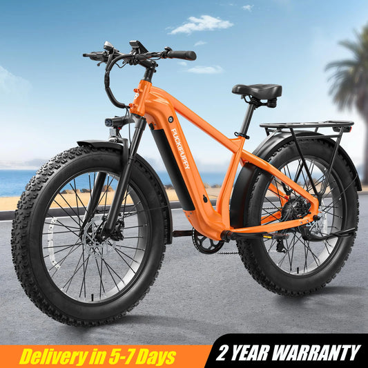 PUCKIPUPPY Beagle II Electric Bike for Adults with 960W Peak 26" Fat Tire Electric Mountain Bike 48V 15AH Ebike 2-Year Warranty