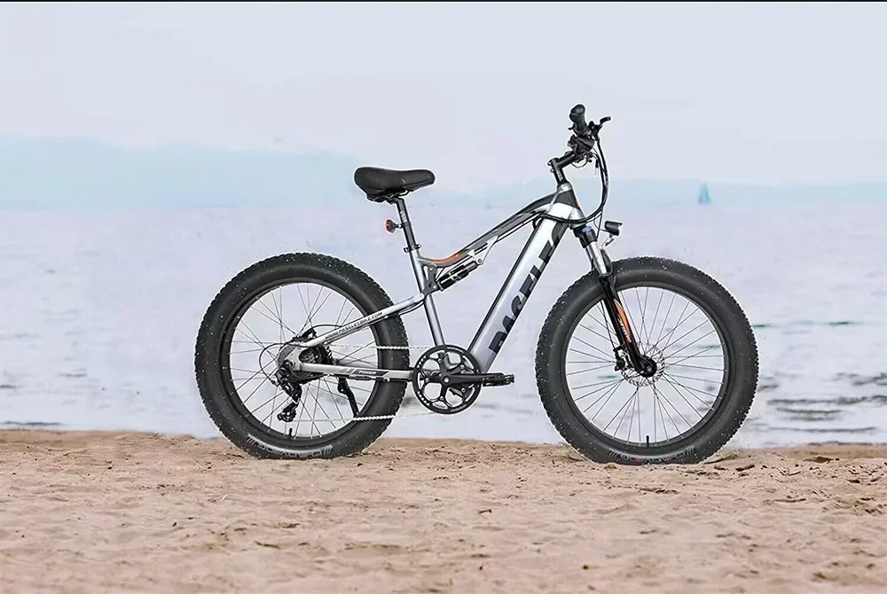 ebike GS9 Off-road Mountain Electric Bike 26-inch Fat Tire Bike 1000W 48V 17AH Hidden Battery Hydraulic Brake E-Bike