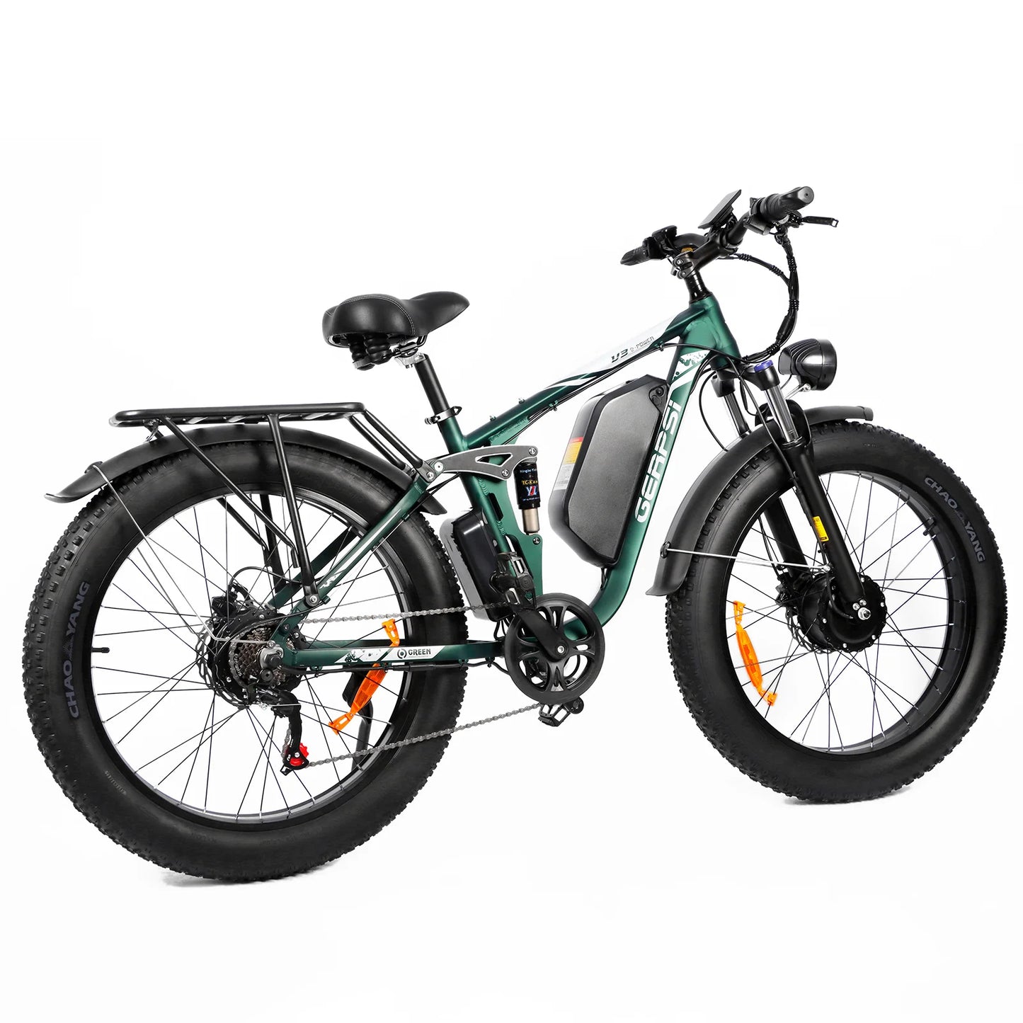Ebike 2025 new model DP-2603 3000W dual motor 48V25AH lithium battery 26*4.0 fat tires completely suspended adult off-road elect