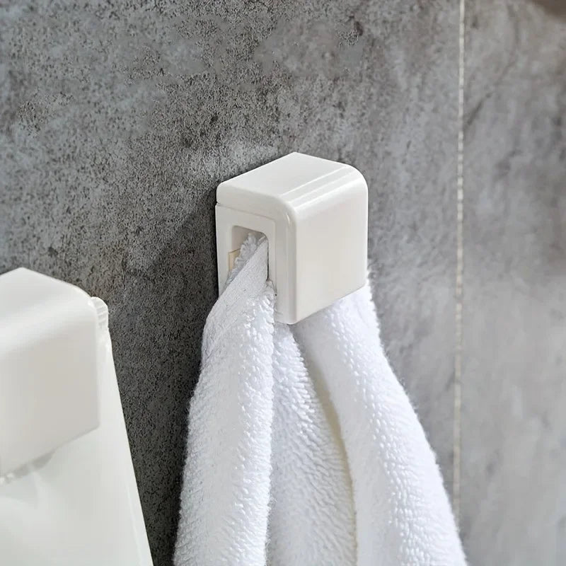 Punch-free Toothbrush Holder Wall-mounted Toothpaste Holder Storage Rack Holders Organizer Bathroom Accessories