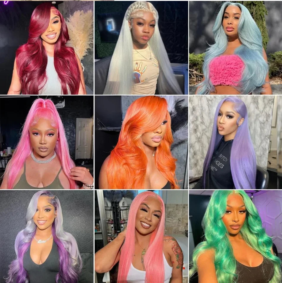 50Inch Straight Blonde 613 Blonde Human Hair Lace Frontal Wig 13x6 Transparent Blonde Lace Front Wigs Pre Plucked human Hair Wig
