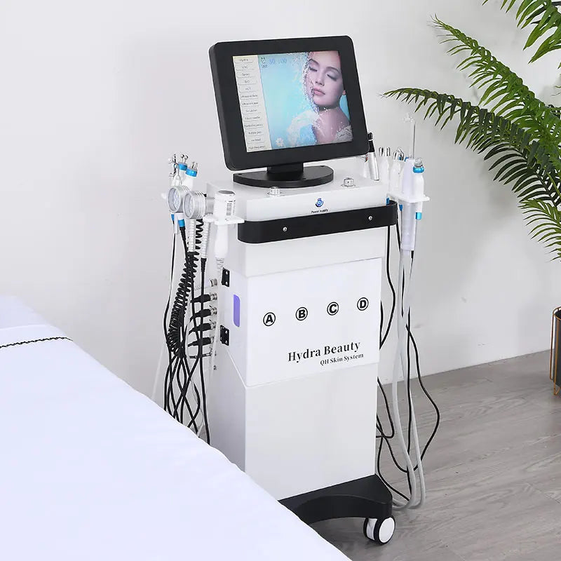 NEW EST 14 in 1 Women Aesthetic Beauty Equipment Bubble Oxygenation Scrubber Facial Machine