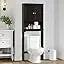 Spirich Over The Toilet Storage Cabinet, Bathroom Shelf Over Toilet, Bathroom Storage Cabinet Organizer, White