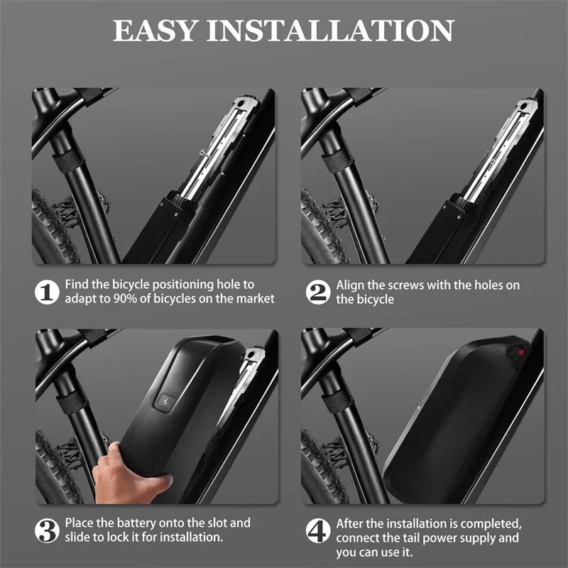 Hailong 36V Electric Bicycle Batteria Pack 42V 10Ah 15Ah 20Ah 4Pins 18650 Ebike Battery for Bafang 250W 350W 500W 750W 1000W