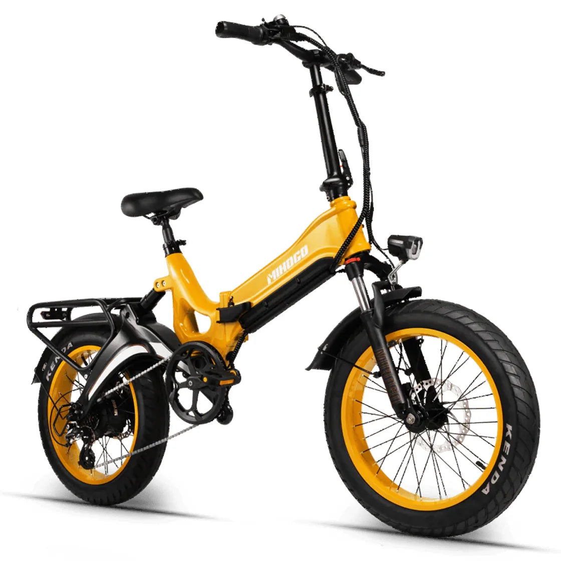 Mihogo Folding Electric Bike, Top 25 Mph, Max Range 40 Mile, 750W Motor, 48V 12.8Ah Battery,Max Load 550Ibs，Commuter Car