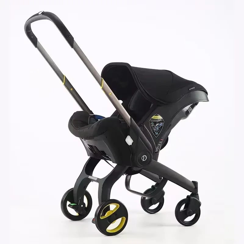 4 in 1 Baby Stroller Lightweight Stroller Baby Carriage Baby pram Baby Safety Cart Carriage Travel System High Quality Senior