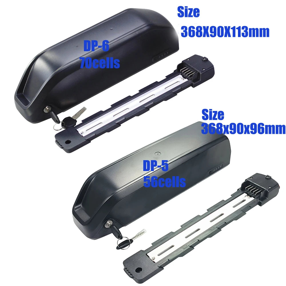 HiPEAK BONA Step-Over Folding E-bikeEbike 48V 15Ah Hailong Shark Ebike Frame Batteries