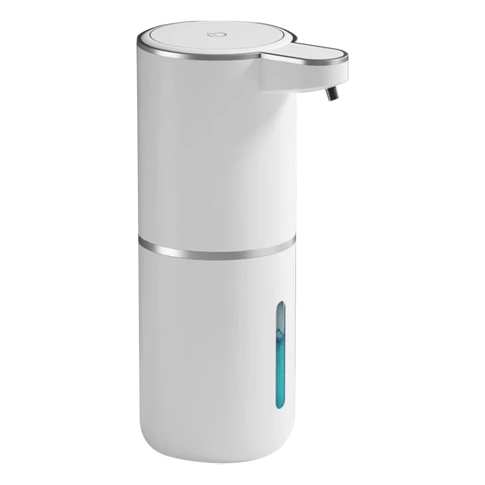 380ML Touchless Foam Soap Dispenser with Adjustable Foam Levels and Long Lasting Battery for Kitchen and Bathroom Use