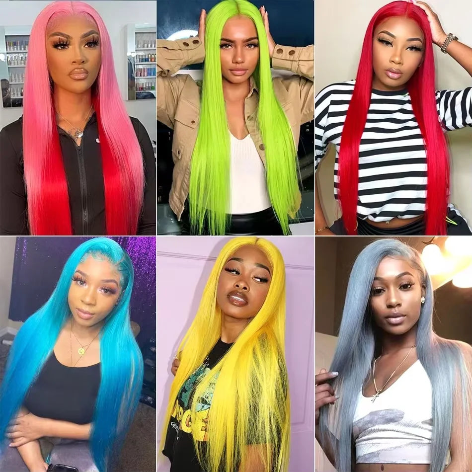 50Inch Straight Blonde 613 Blonde Human Hair Lace Frontal Wig 13x6 Transparent Blonde Lace Front Wigs Pre Plucked human Hair Wig