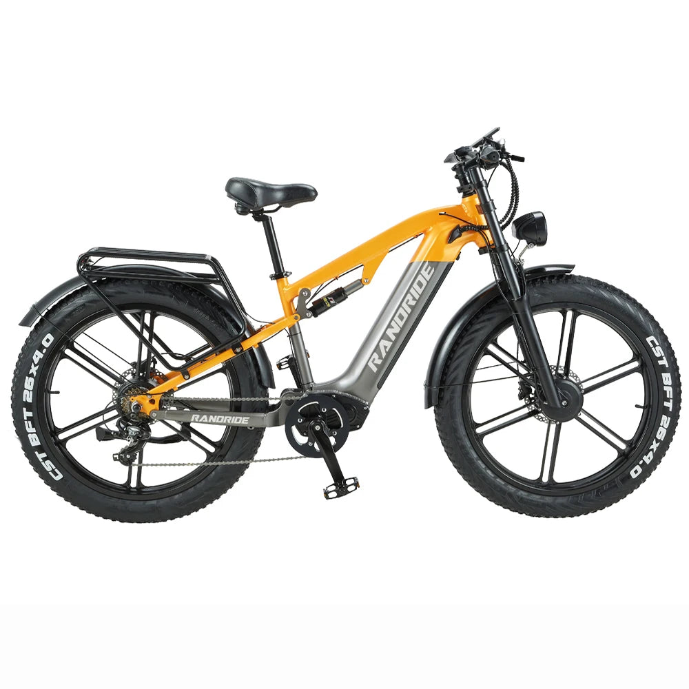 RANDRIDE YX80 2000W Dual Motor All-Terrain E-Bike 48V 20Ah Long Range Full Suspension Shimano 7-Speed Off-Road Electric Bike